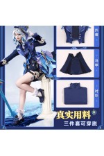 1/3 Delusion Genshin Impact Pneuma and Ousia Furina Blue Cosplay Costume